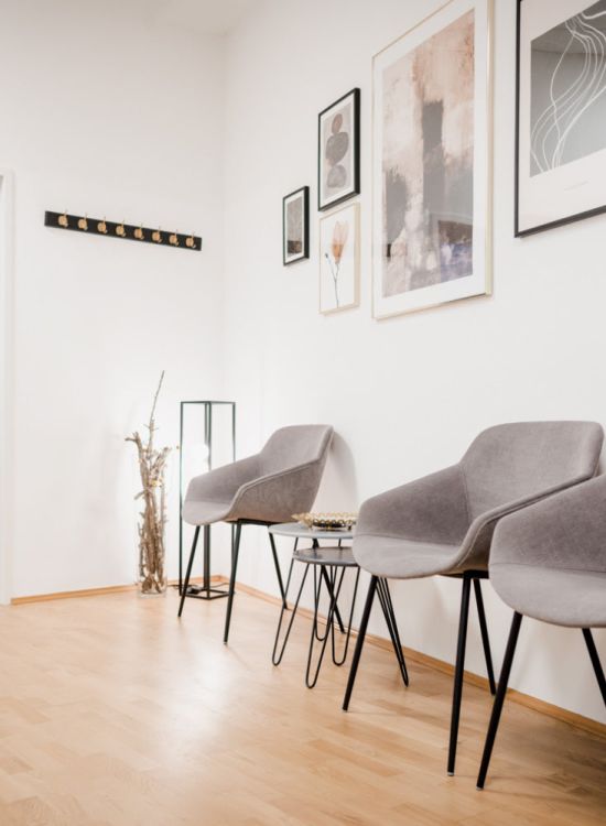Wartebereich in der psychotherapeutischen Praxis